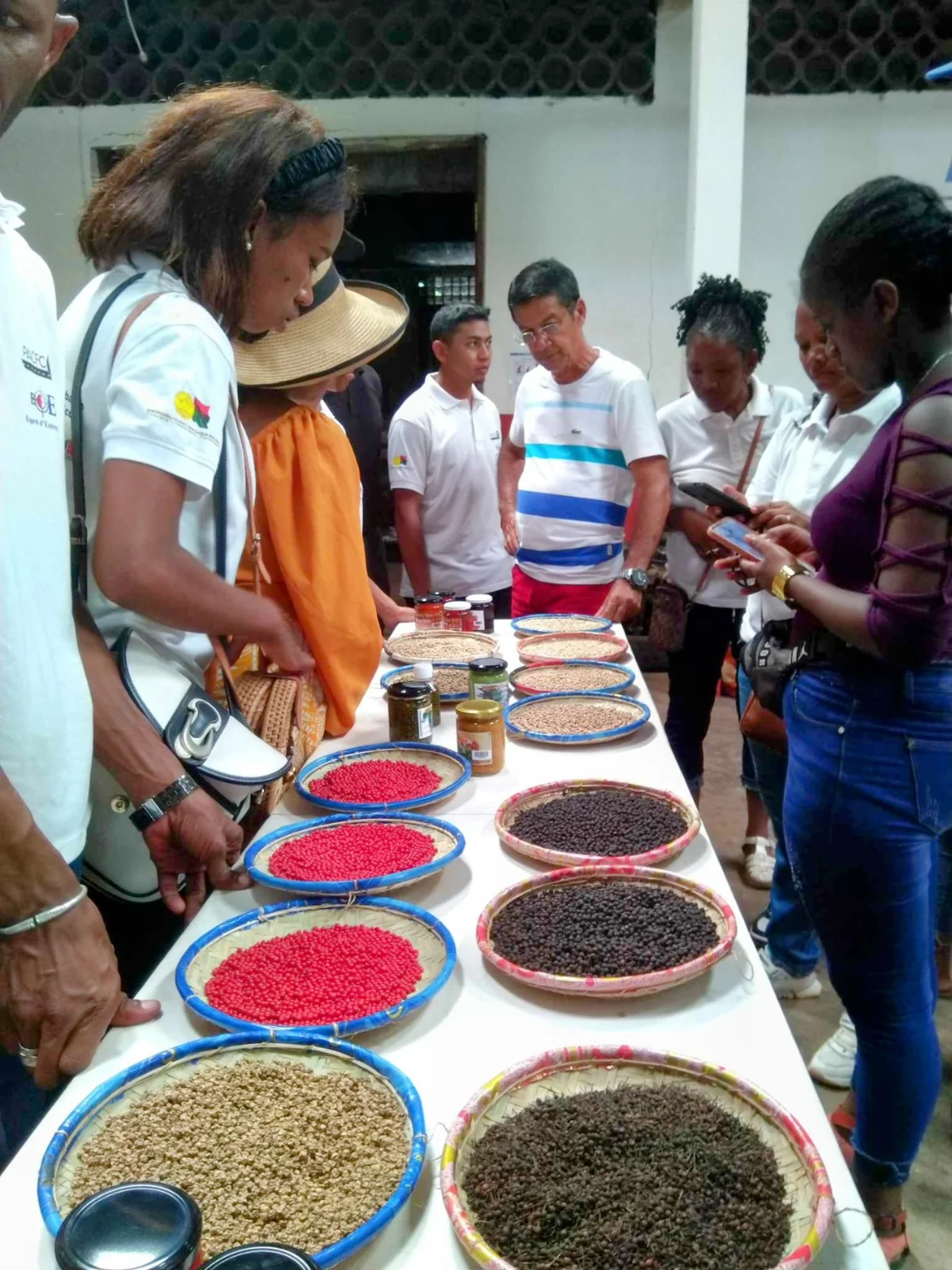 Produits agricoles présentés dans une démarche de chaîne de valeur